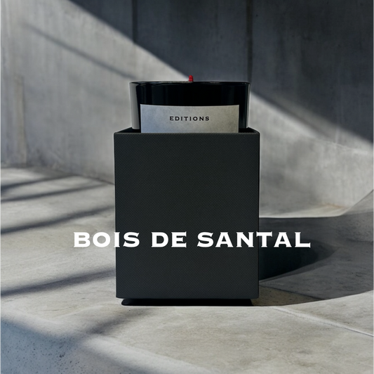 Bougie d’atmosphère - Bois de santal 200g